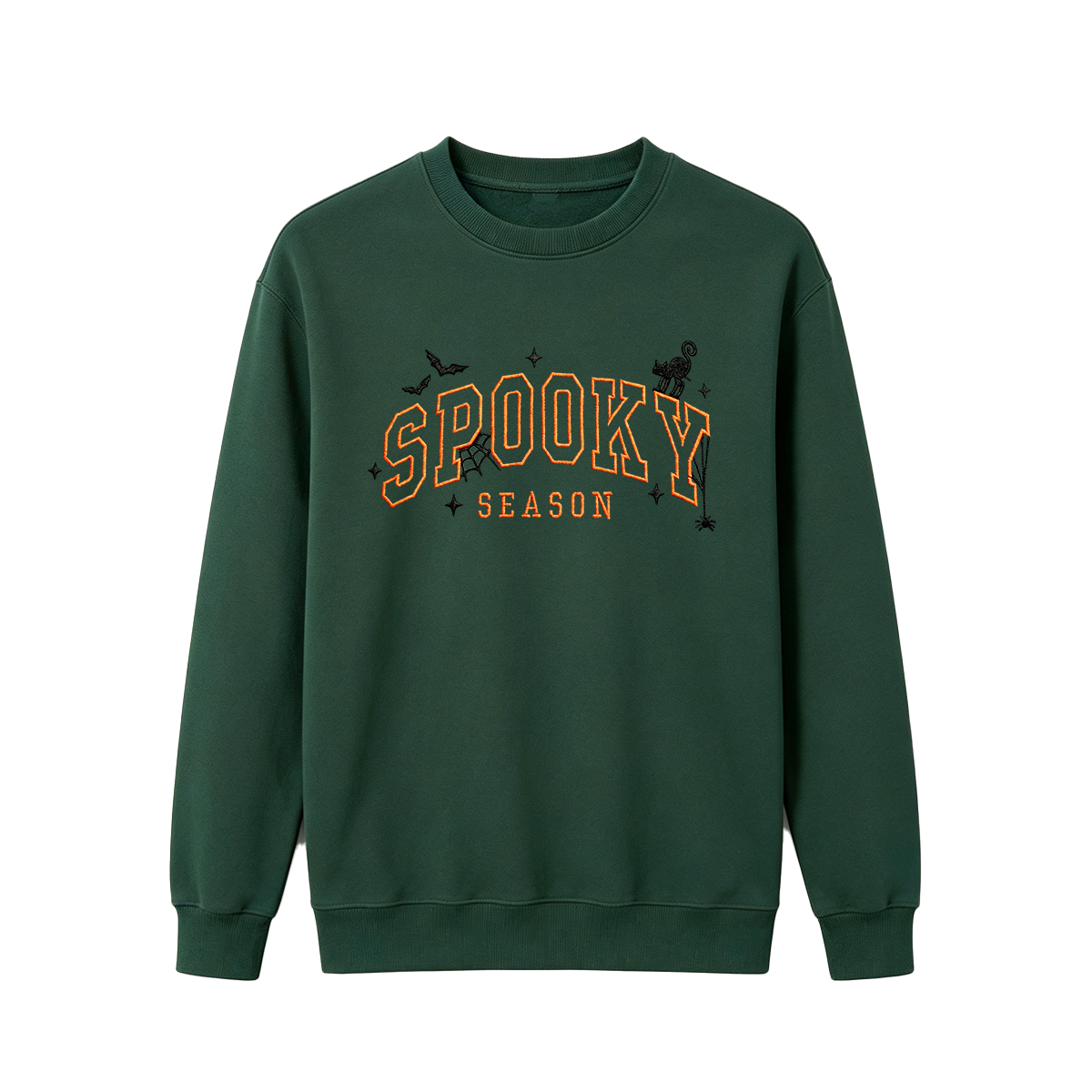 Spooky season embroidered Halloween Sweatshirt