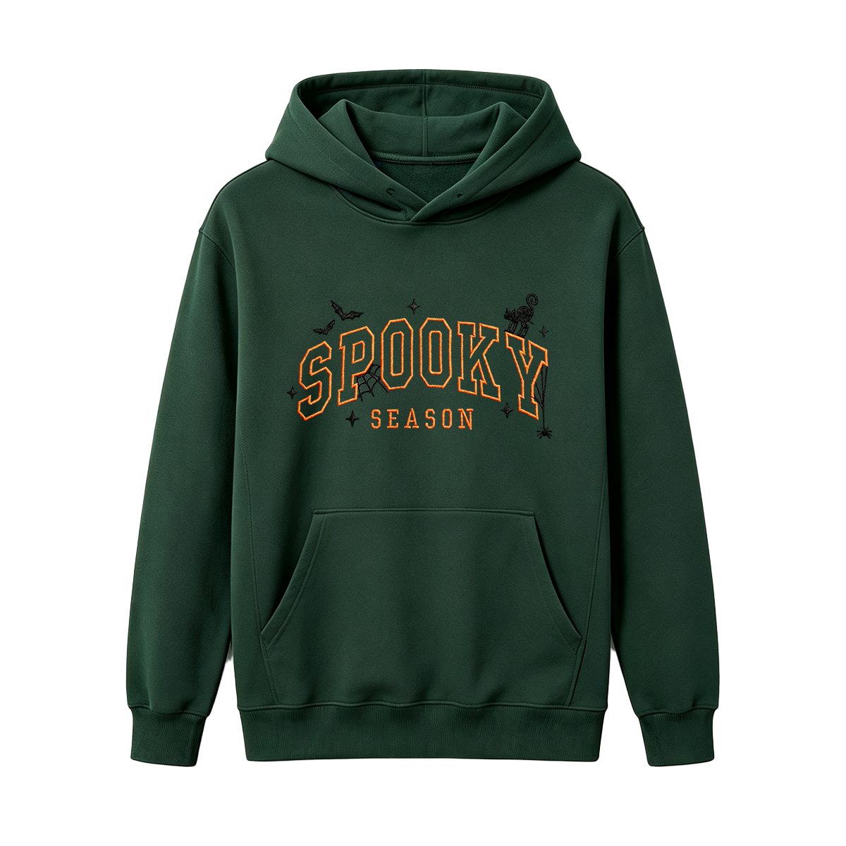 Spooky season embroidered Halloween Hoodie