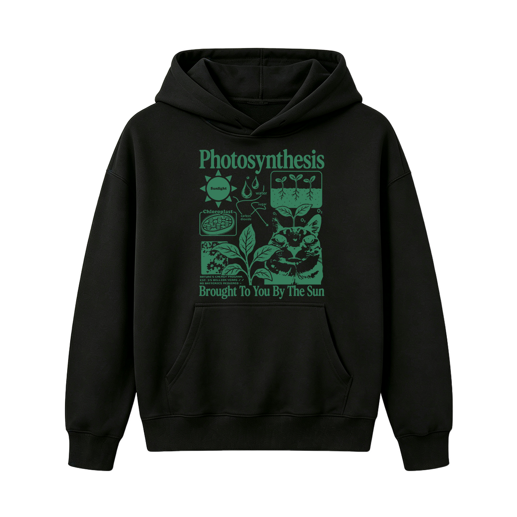 Photosynthesis Cat Oversized T-shirt