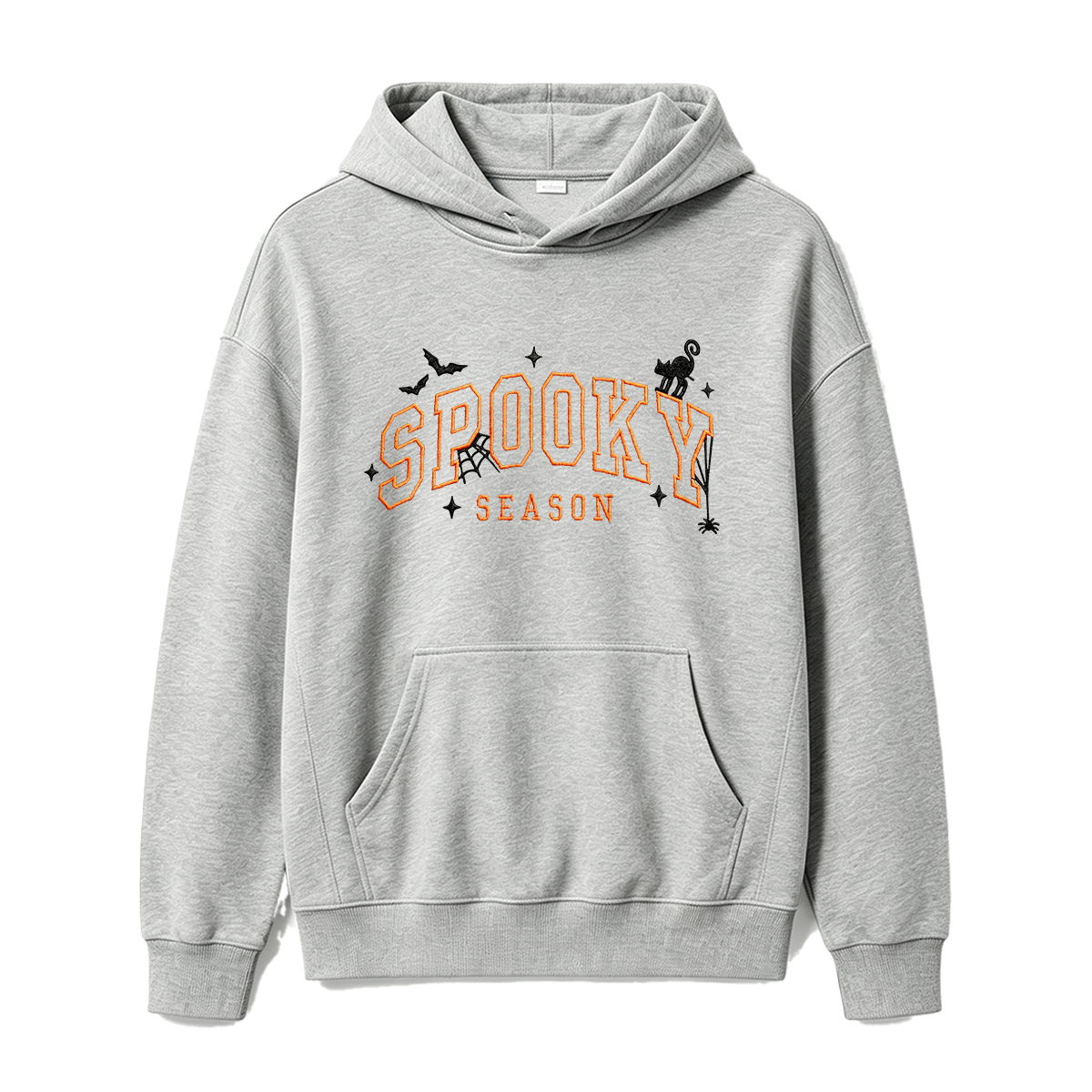 Spooky season embroidered Halloween Hoodie