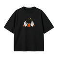 Camping Ghosts Embroidered Halloween T-shirt