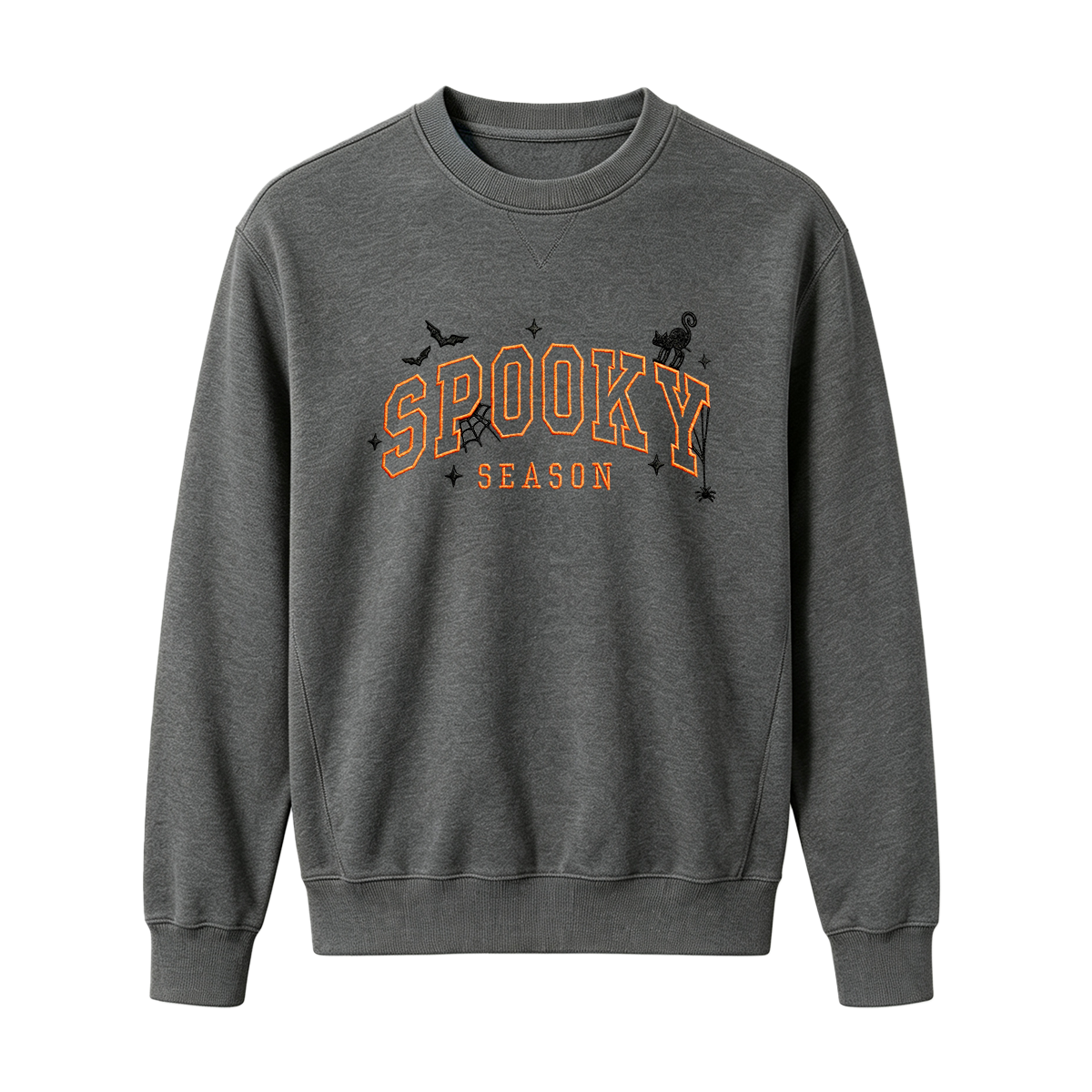 Spooky season embroidered Halloween Sweatshirt