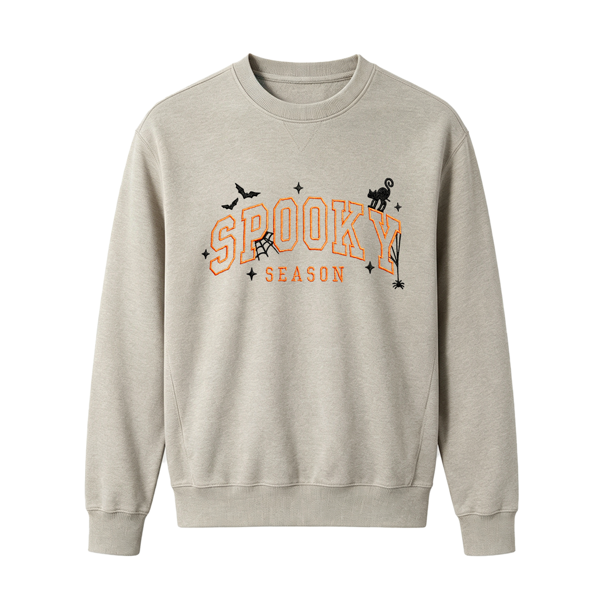 Spooky season embroidered Halloween Sweatshirt