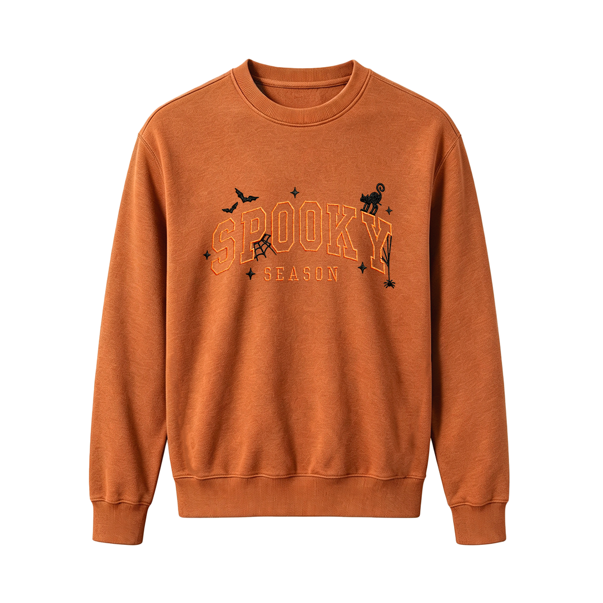 Spooky season embroidered Halloween Sweatshirt