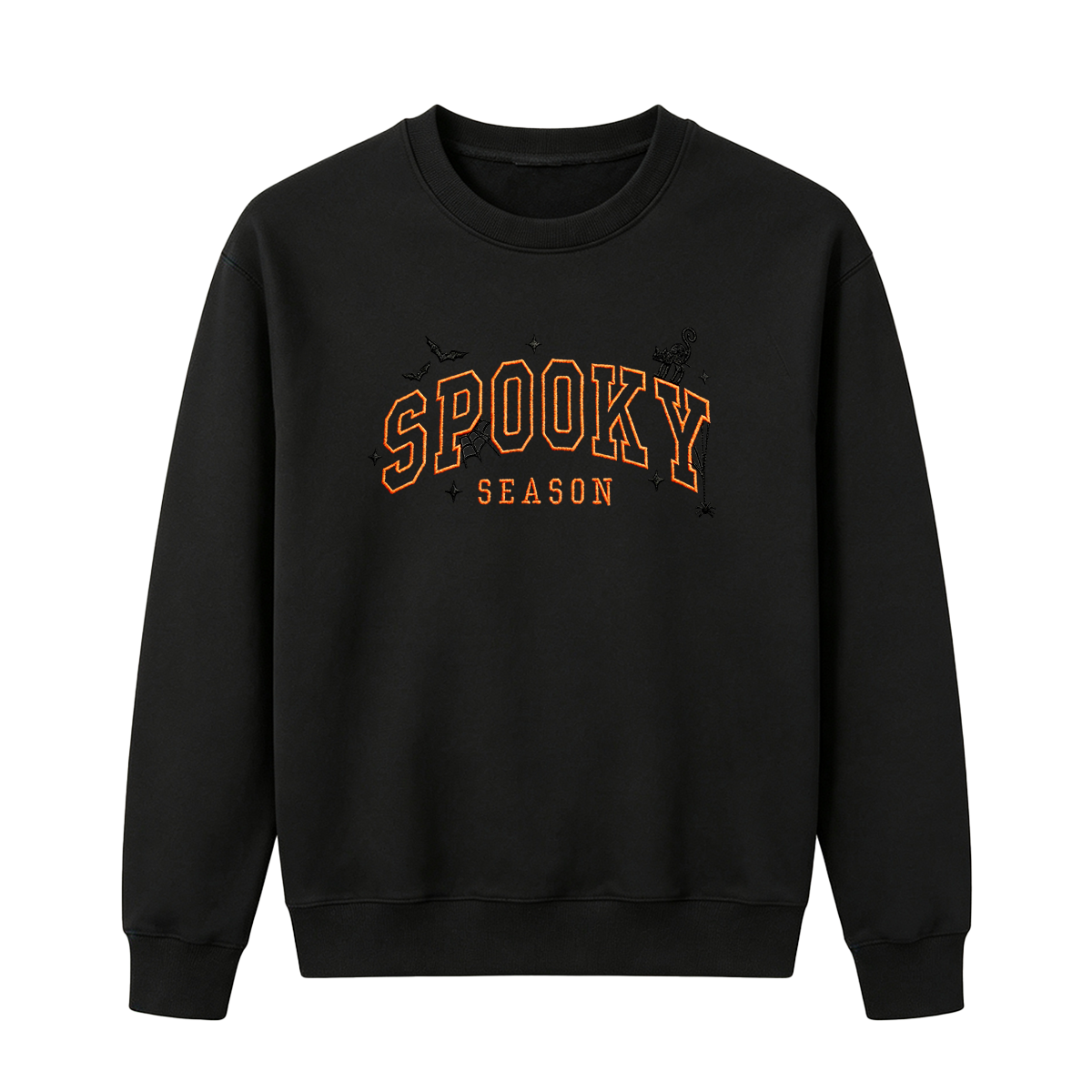 Spooky season embroidered Halloween Sweatshirt