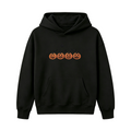 Pumpkins and bats embroidered spooky season Halloween Hoodie