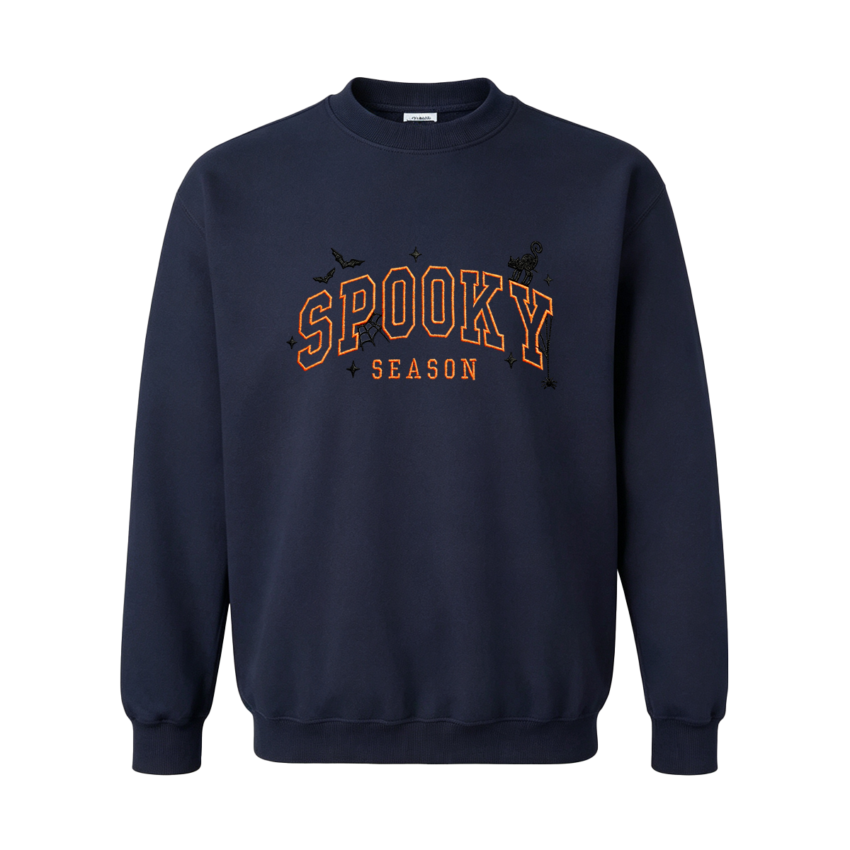 Spooky season embroidered Halloween Sweatshirt