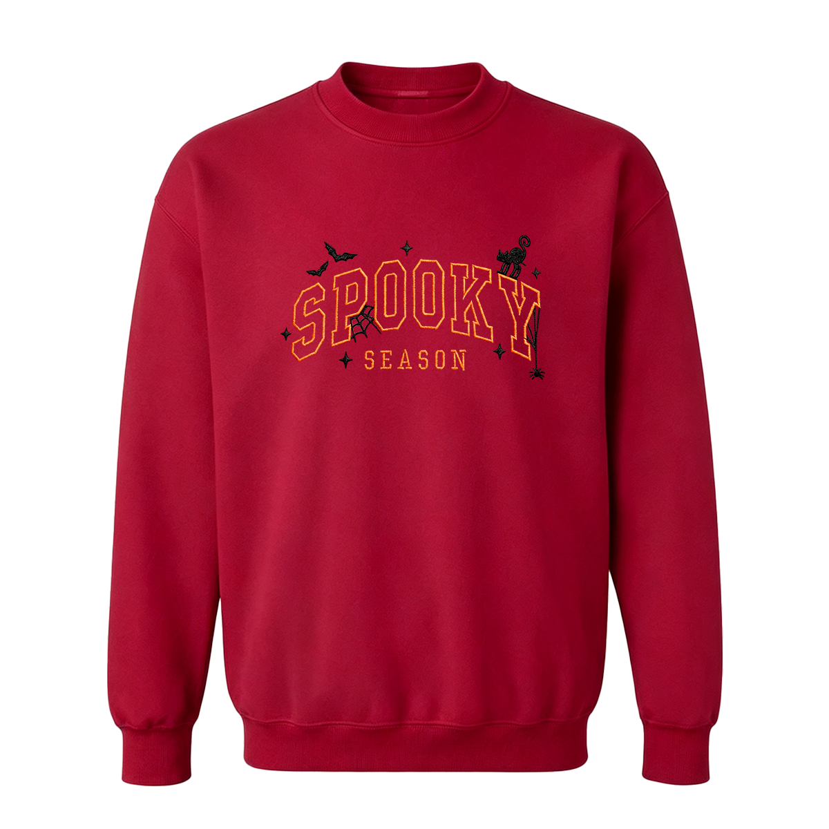 Spooky season embroidered Halloween Sweatshirt
