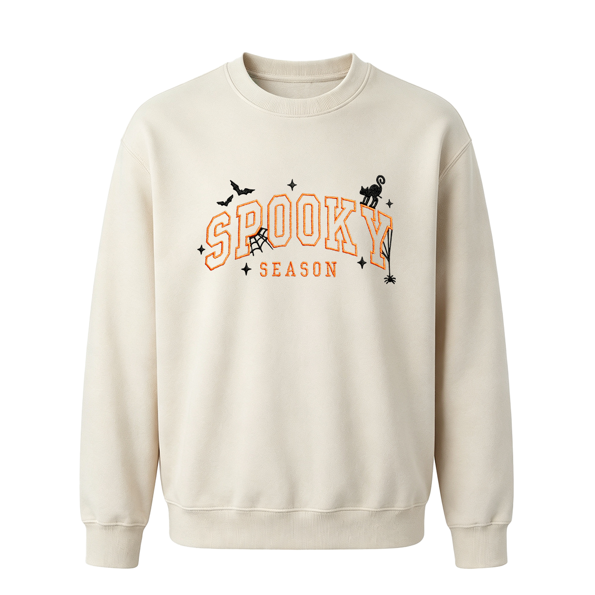 Spooky season embroidered Halloween Sweatshirt