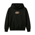 Embroidered Cats Playing Poker Hoodie