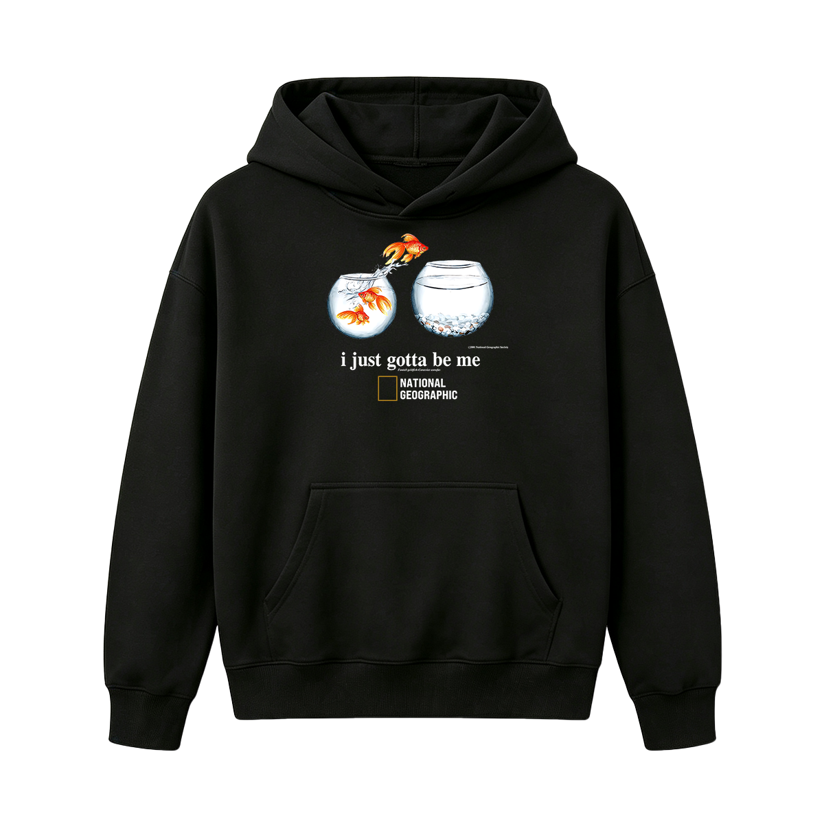 I Just Gotta Be Me Flying Goldfish Oversized T-shirt