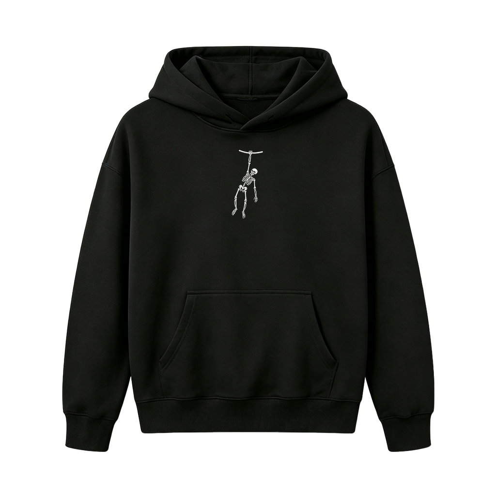 Spooky Season Skeleton Embroidered Halloween Hoodie