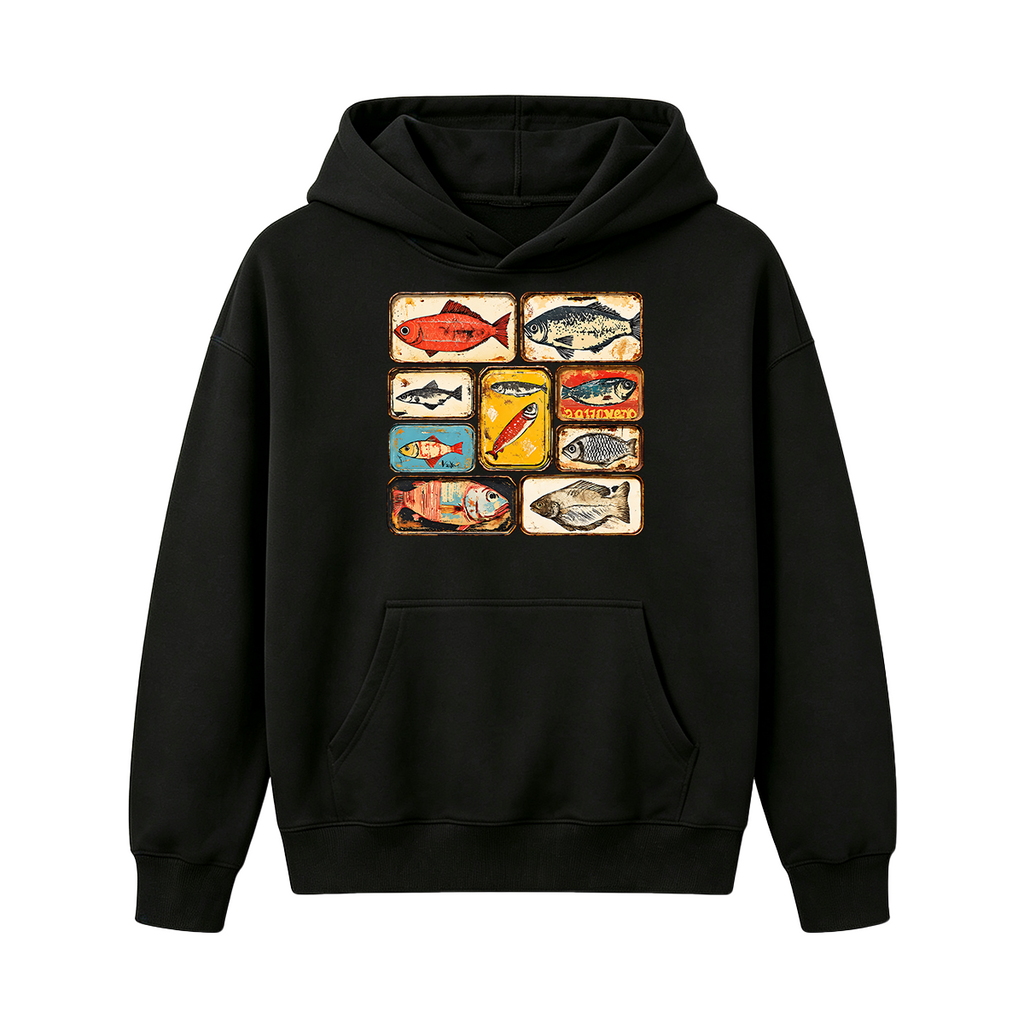 Vintage Tinned Fish Oversized T-shirt