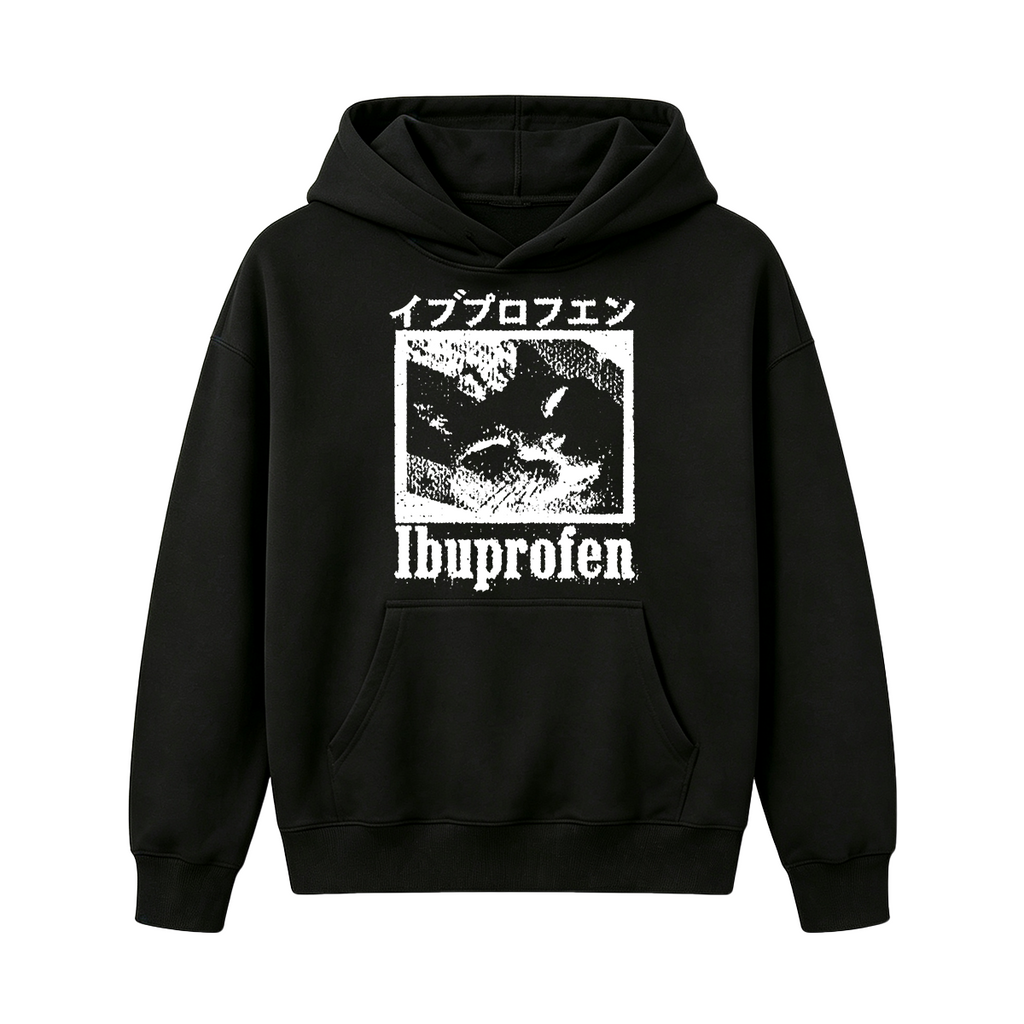 Cat Ibuprofen Oversized T-shirt