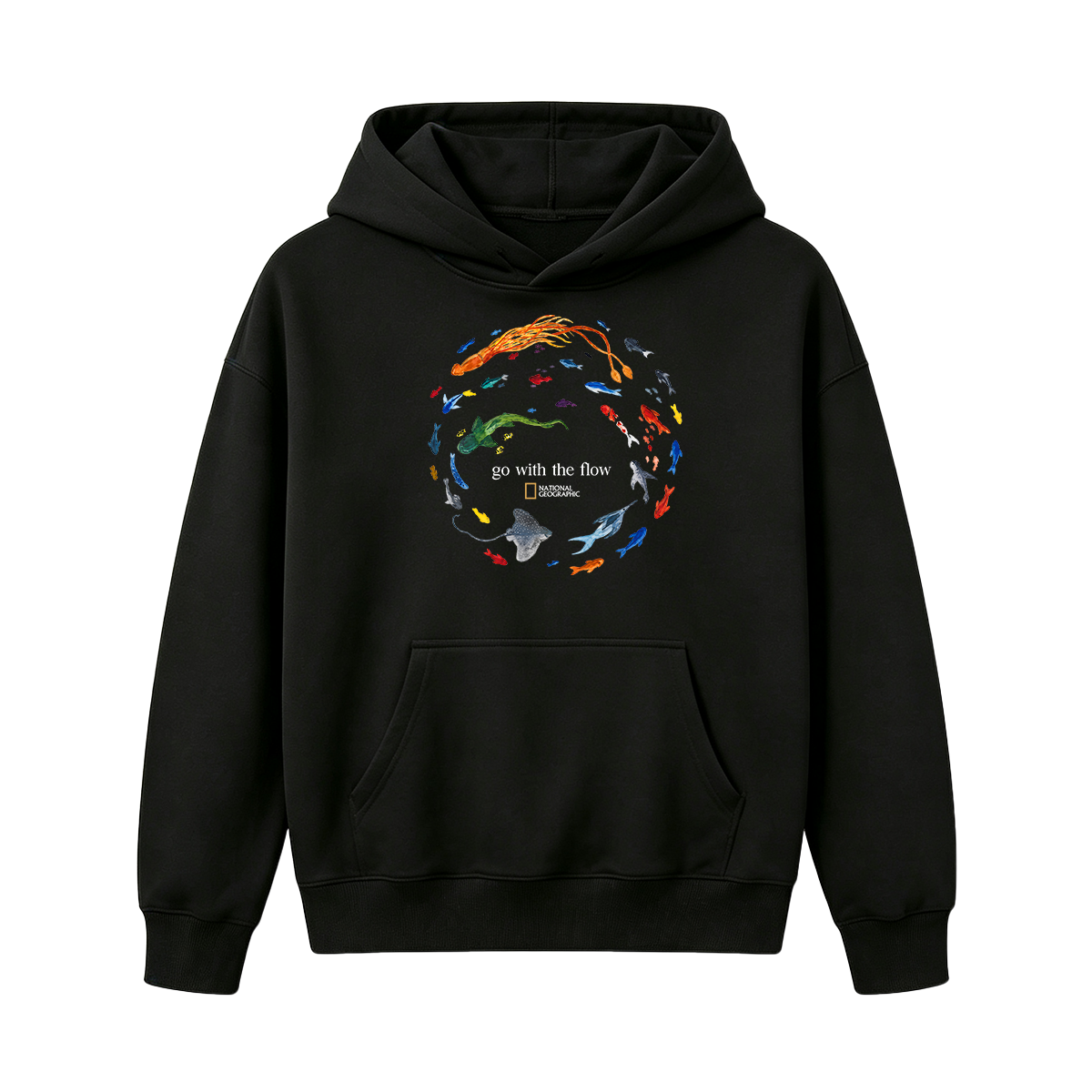 Marine Animals 'Go With The Flow Oversized T-shirt