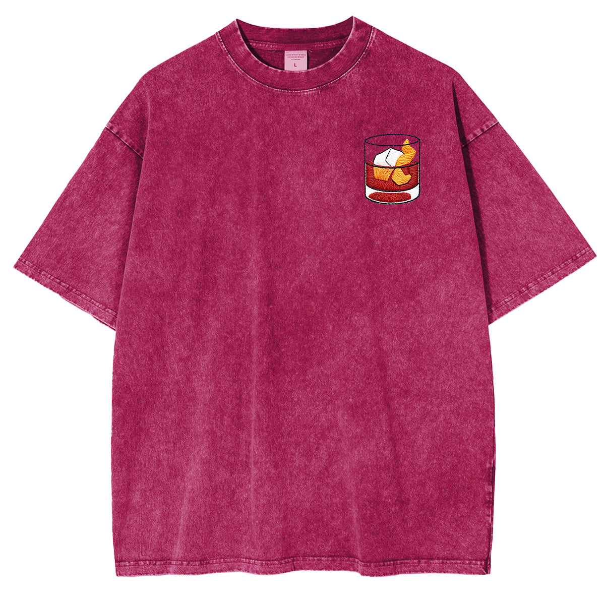 Embroidered Negroni Washed T-shirt