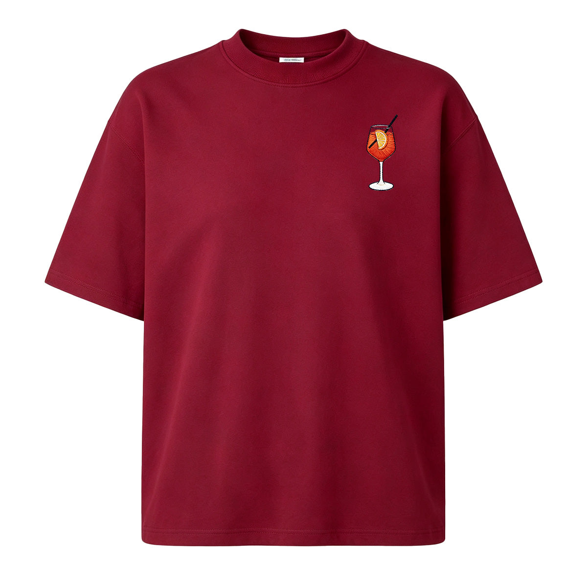 Embroidered Aperol Spritz T-shirt