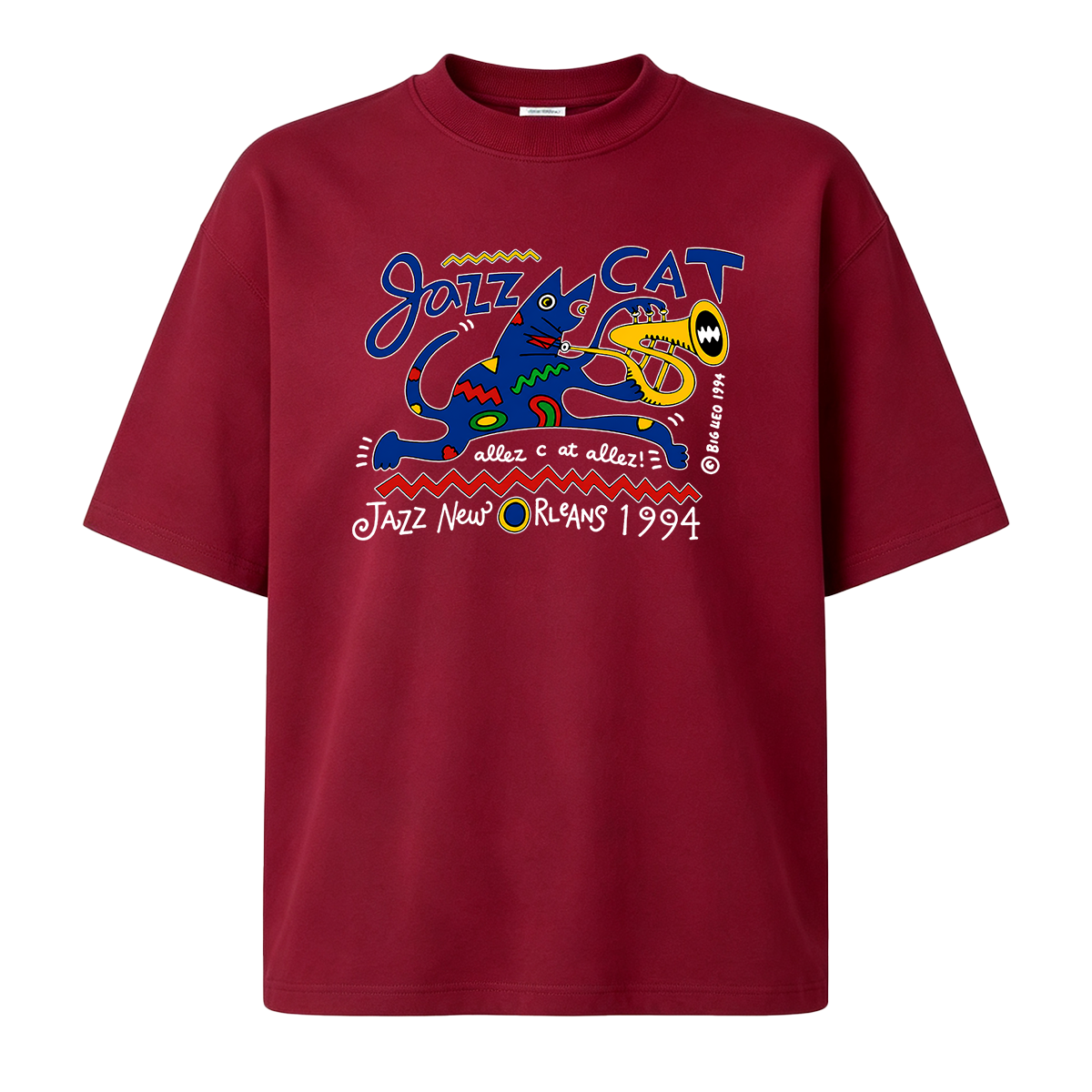 Jazz Cat Oversized T-shirt