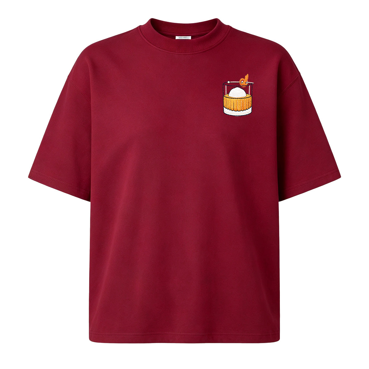 Embroidered OLD Fashiond T-shirt