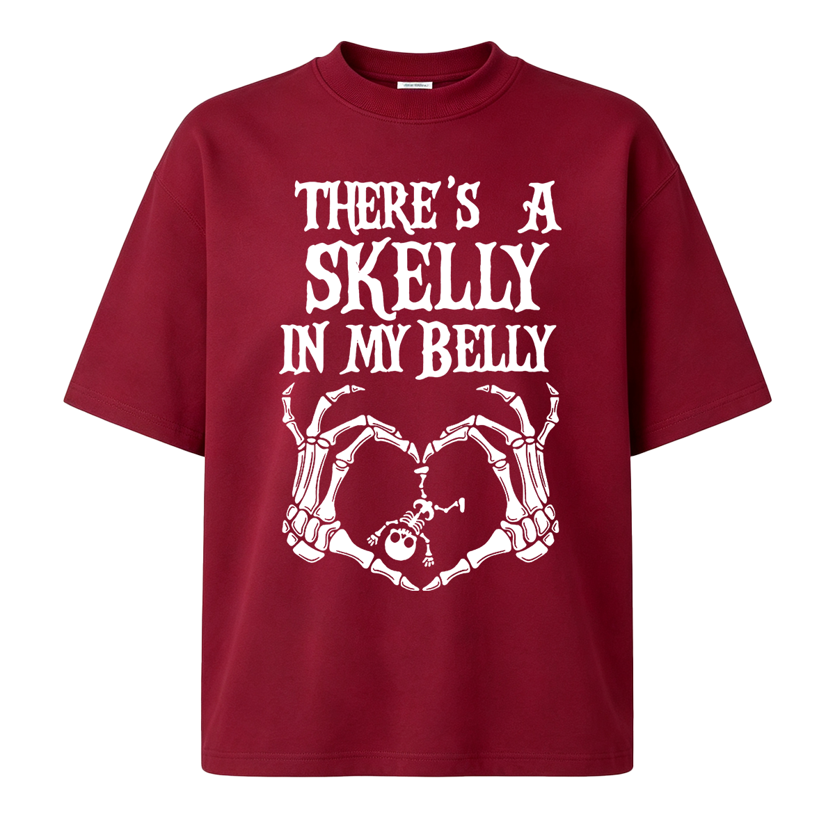 There's Skelly in My Belly Halloween T-shirt