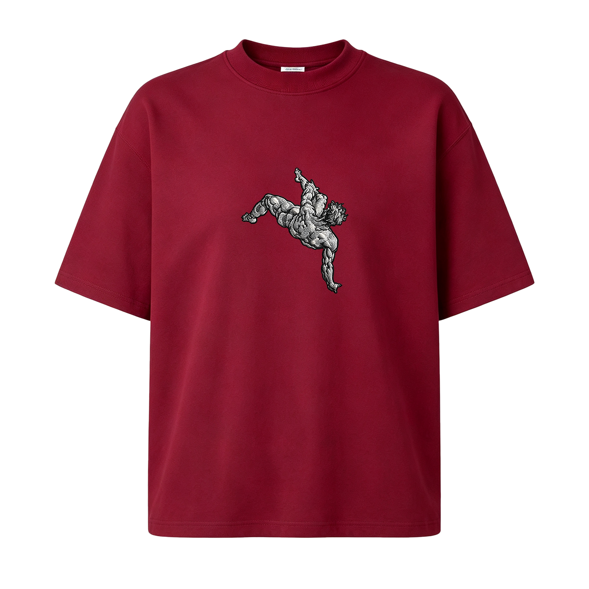 Embroidered  art THE FALL OF PHAETON T-shirt