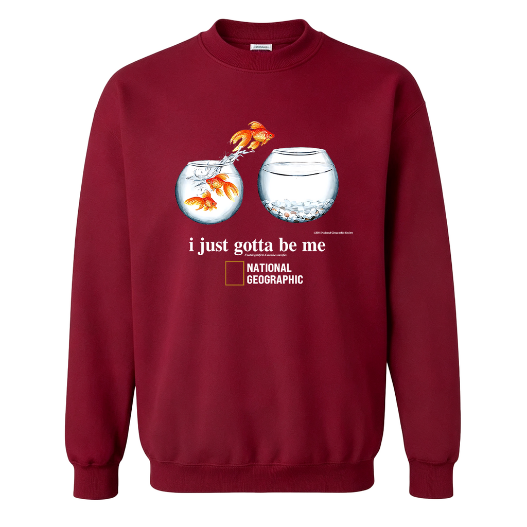 I Just Gotta Be Me Flying Goldfish Oversized T-shirt