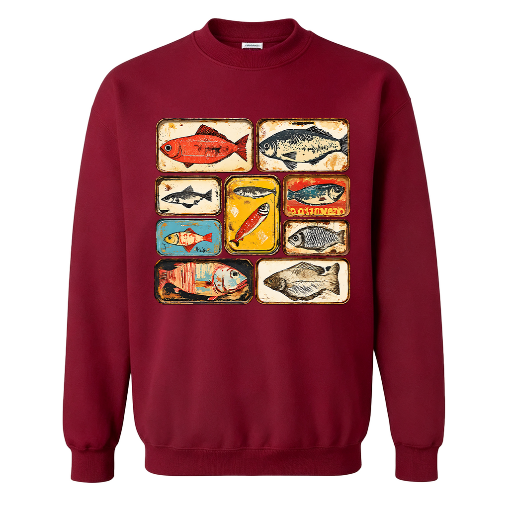 Vintage Tinned Fish Oversized T-shirt