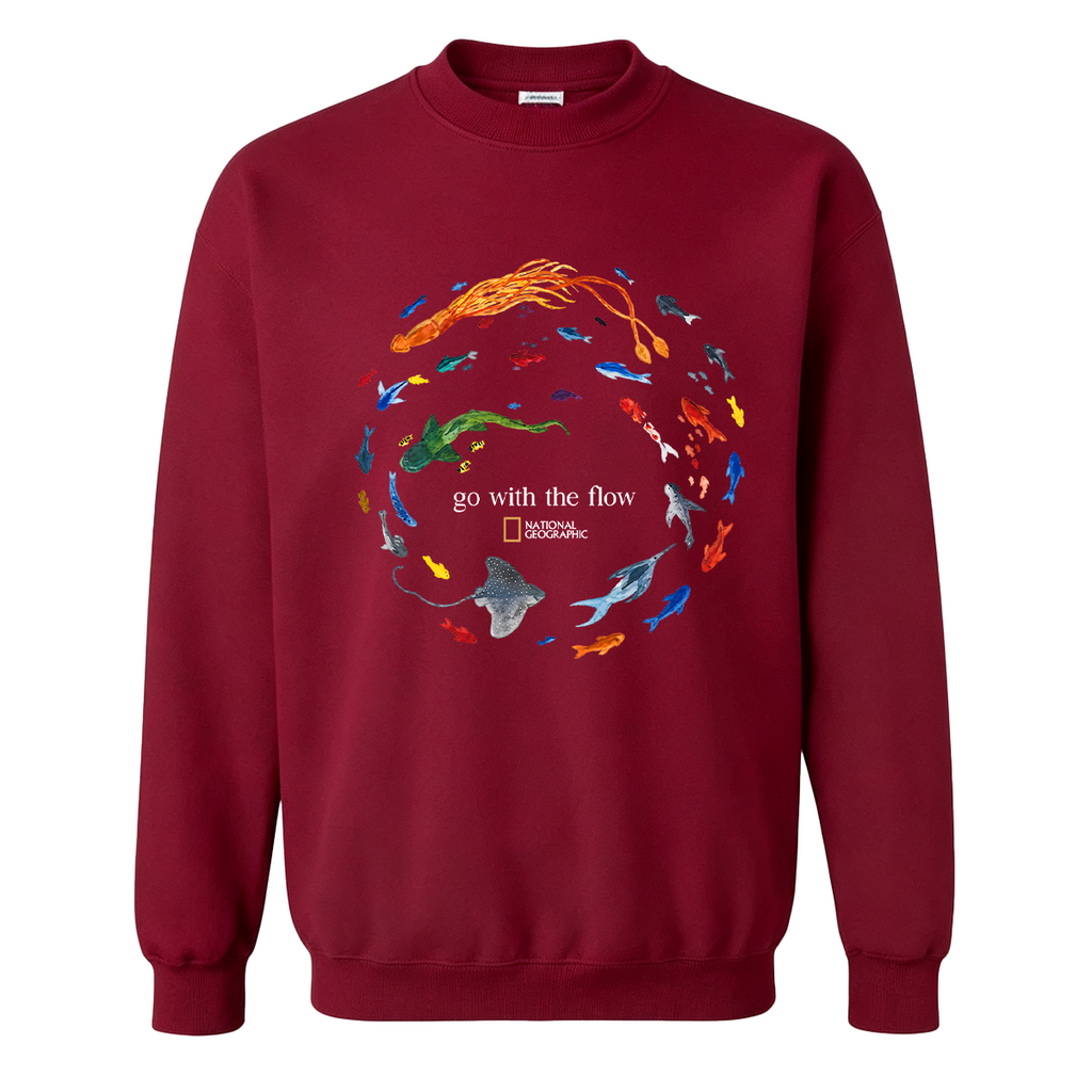 Marine Animals 'Go With The Flow Oversized T-shirt