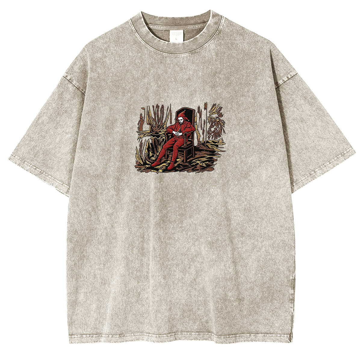 Embroidered Stanczyk Washed T-shirt