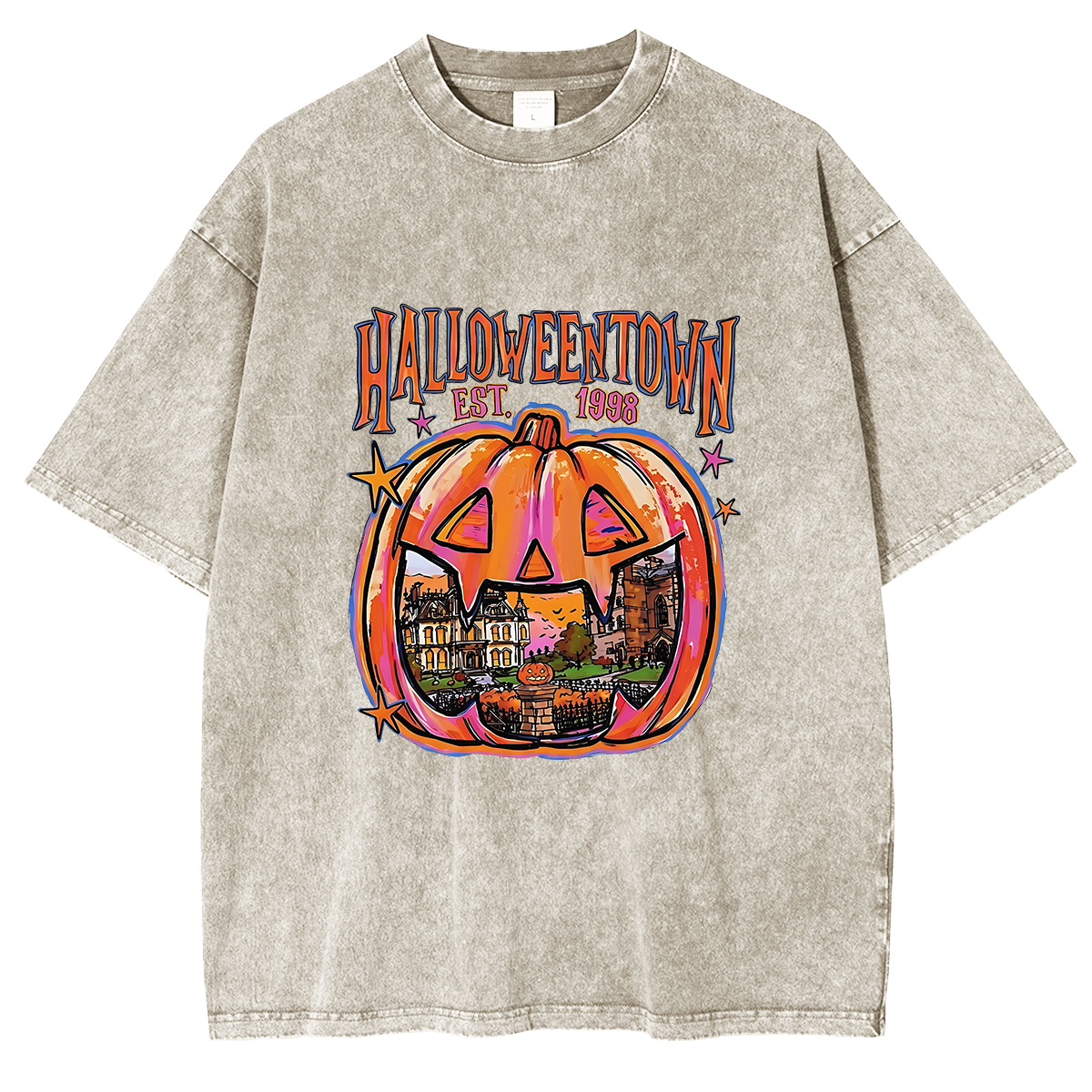 Premium Halloweentown Washed T-shirts