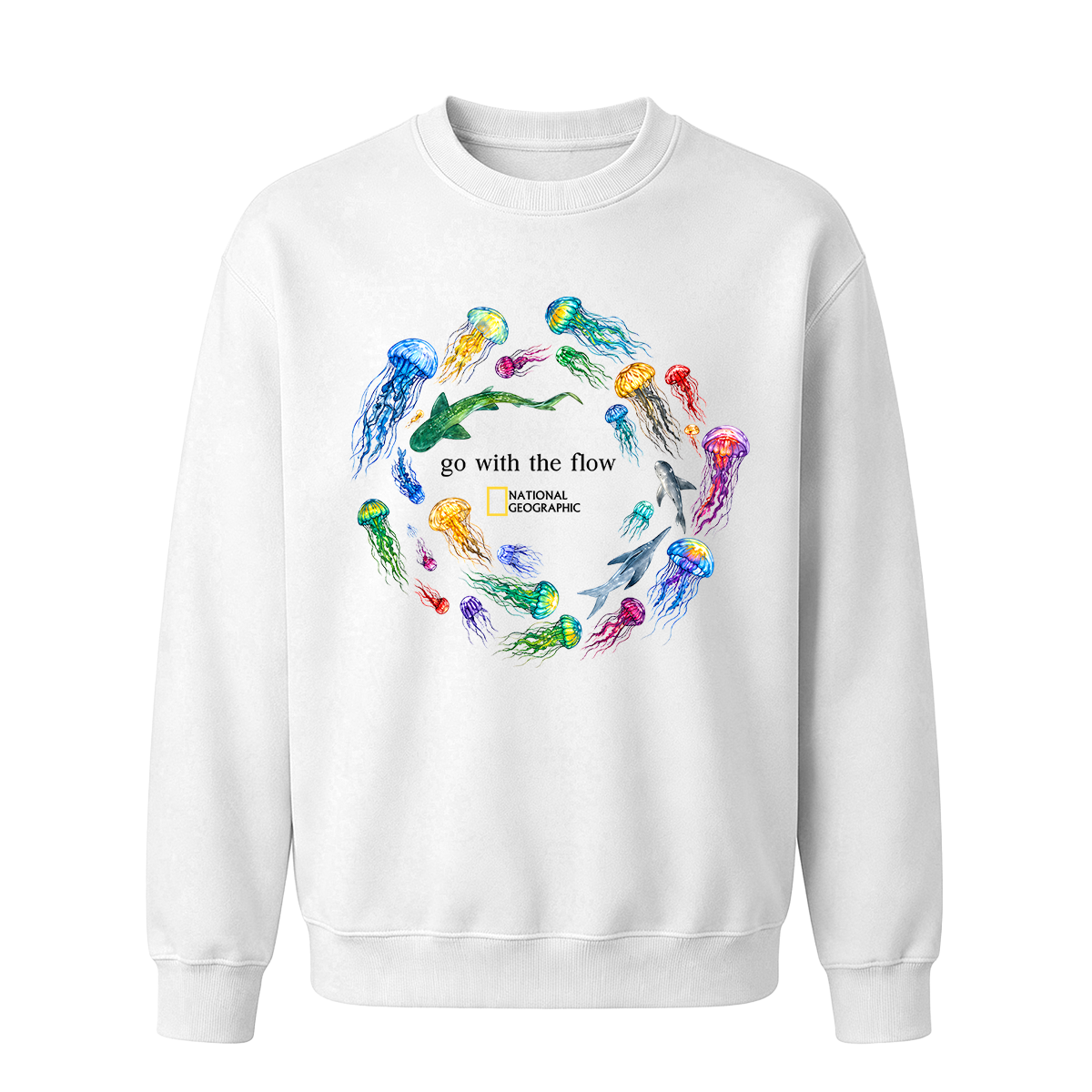 Marine Animals 'Go With The Flow Oversized T-shirt