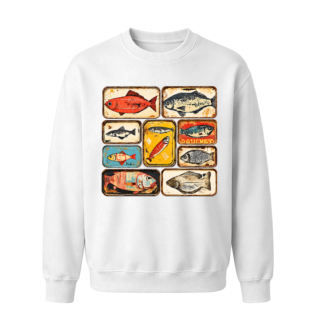 Vintage Tinned Fish Oversized T-shirt