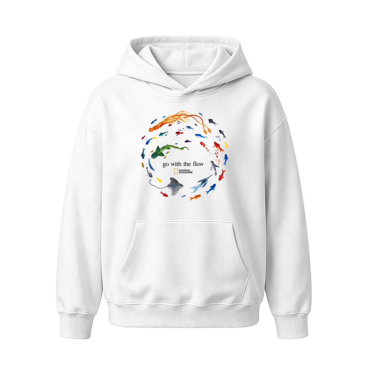 Marine Animals 'Go With The Flow Oversized T-shirt