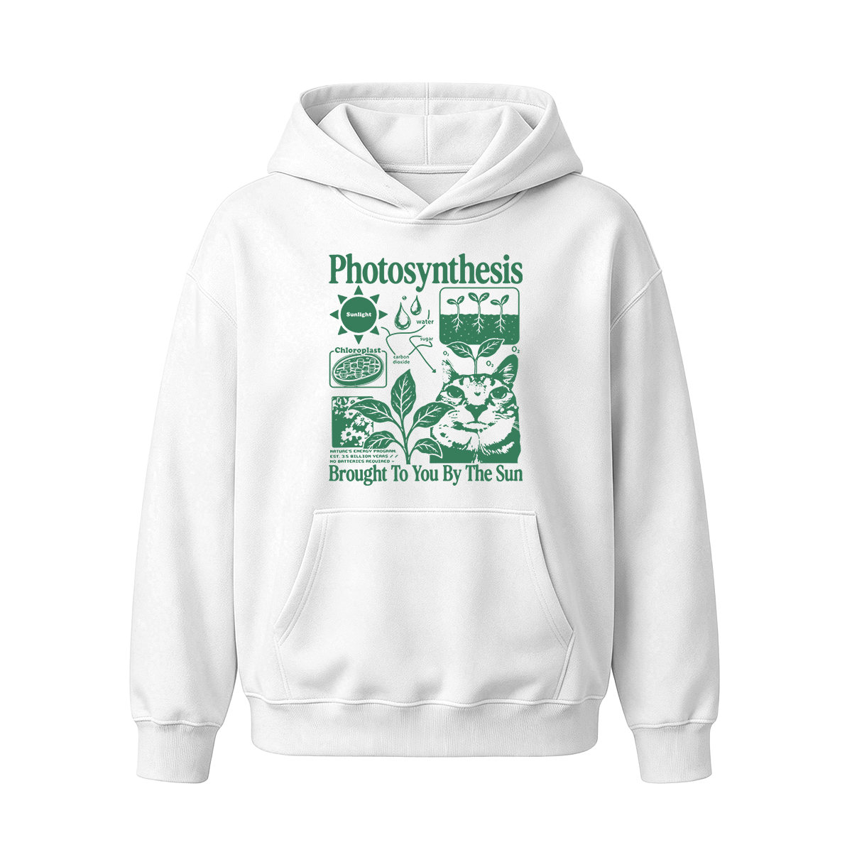 Photosynthesis Cat Oversized T-shirt