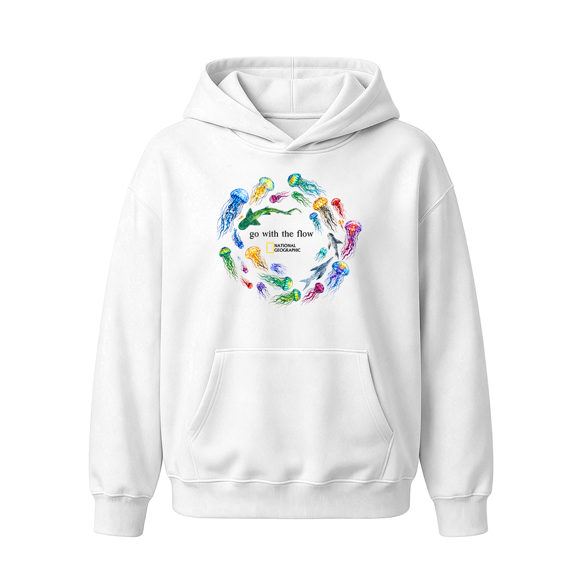Marine Animals 'Go With The Flow Oversized T-shirt