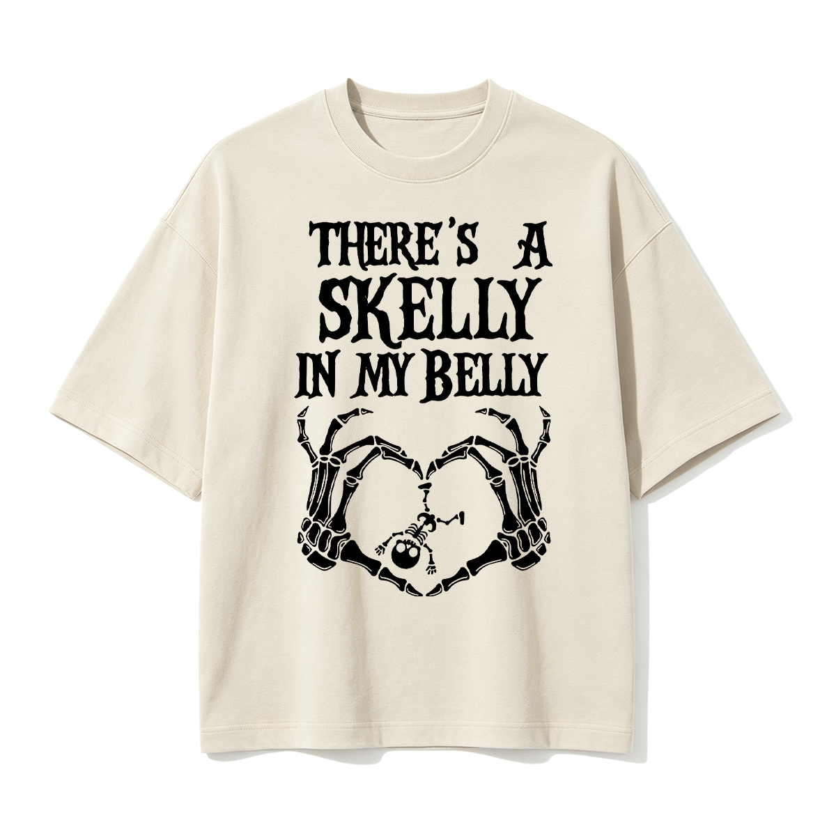 There's Skelly in My Belly Halloween T-shirt