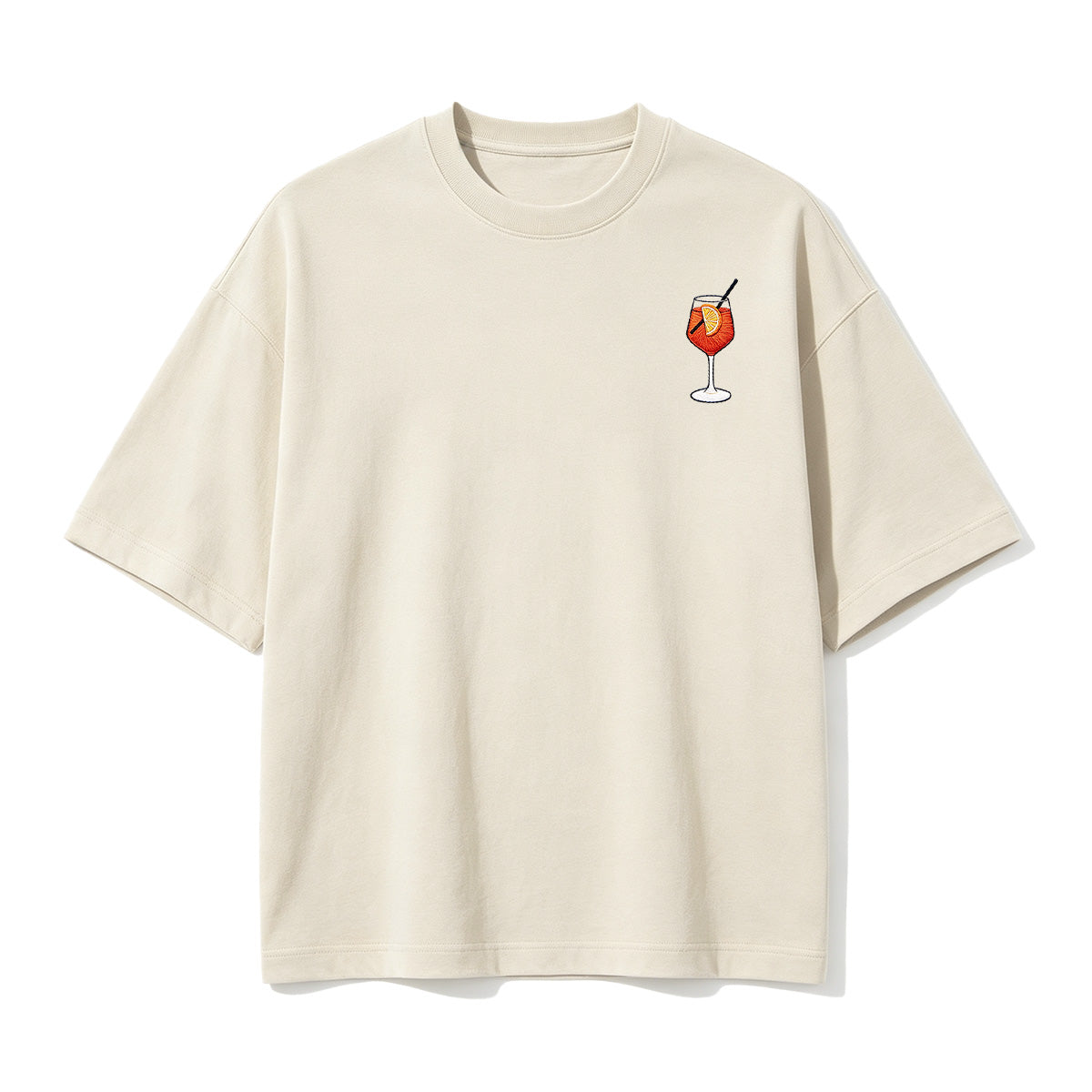 Embroidered Aperol Spritz T-shirt