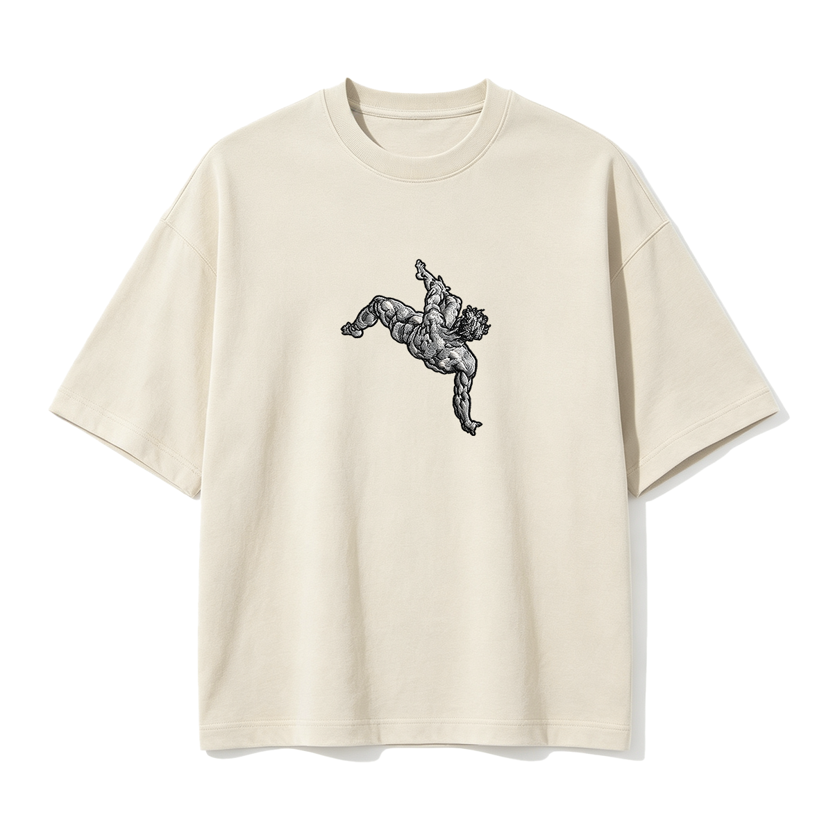 Embroidered  art THE FALL OF PHAETON T-shirt