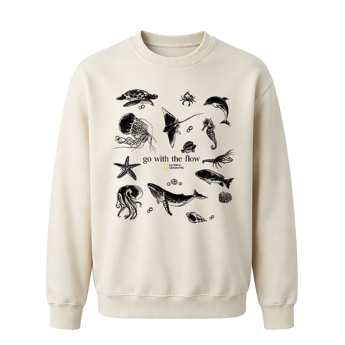 Go with the flow  Oversized T-shirt