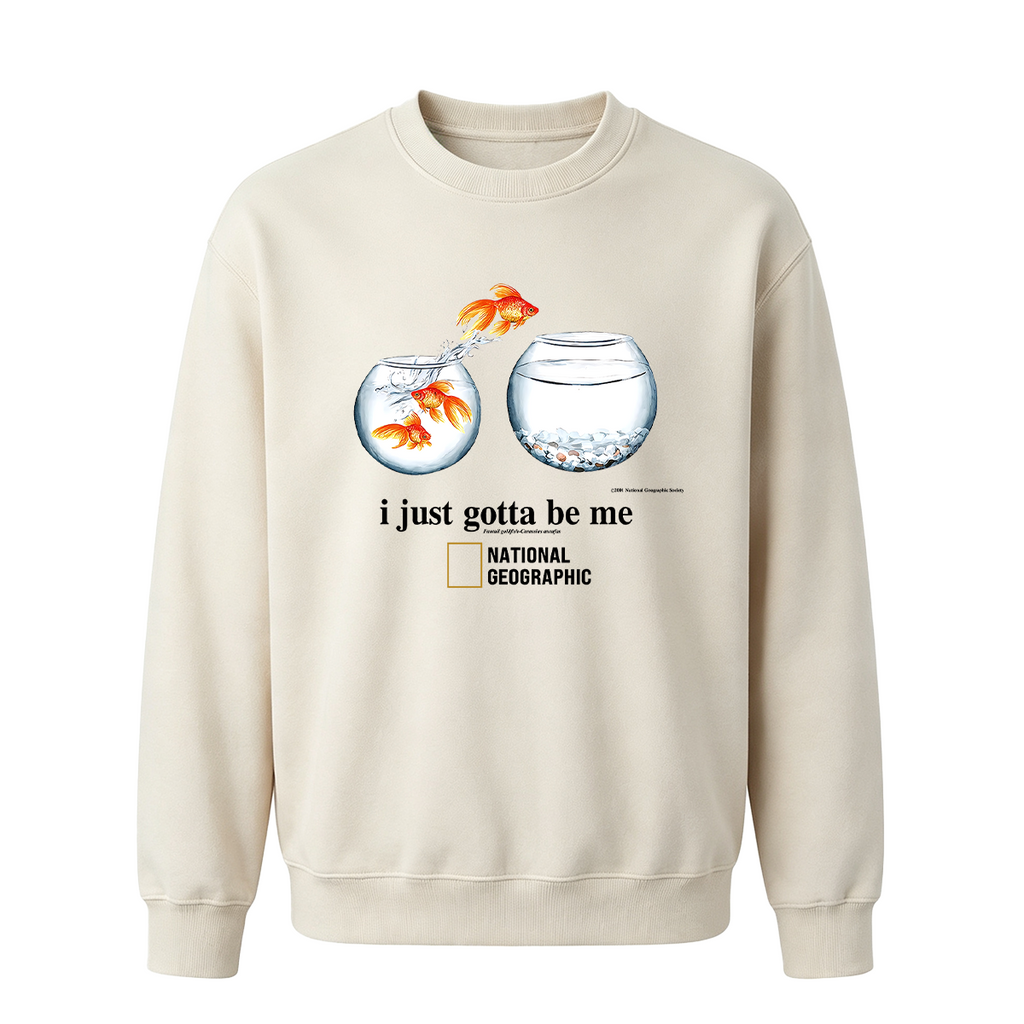 I Just Gotta Be Me Flying Goldfish Oversized T-shirt