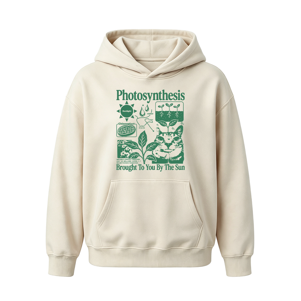 Photosynthesis Cat Oversized T-shirt