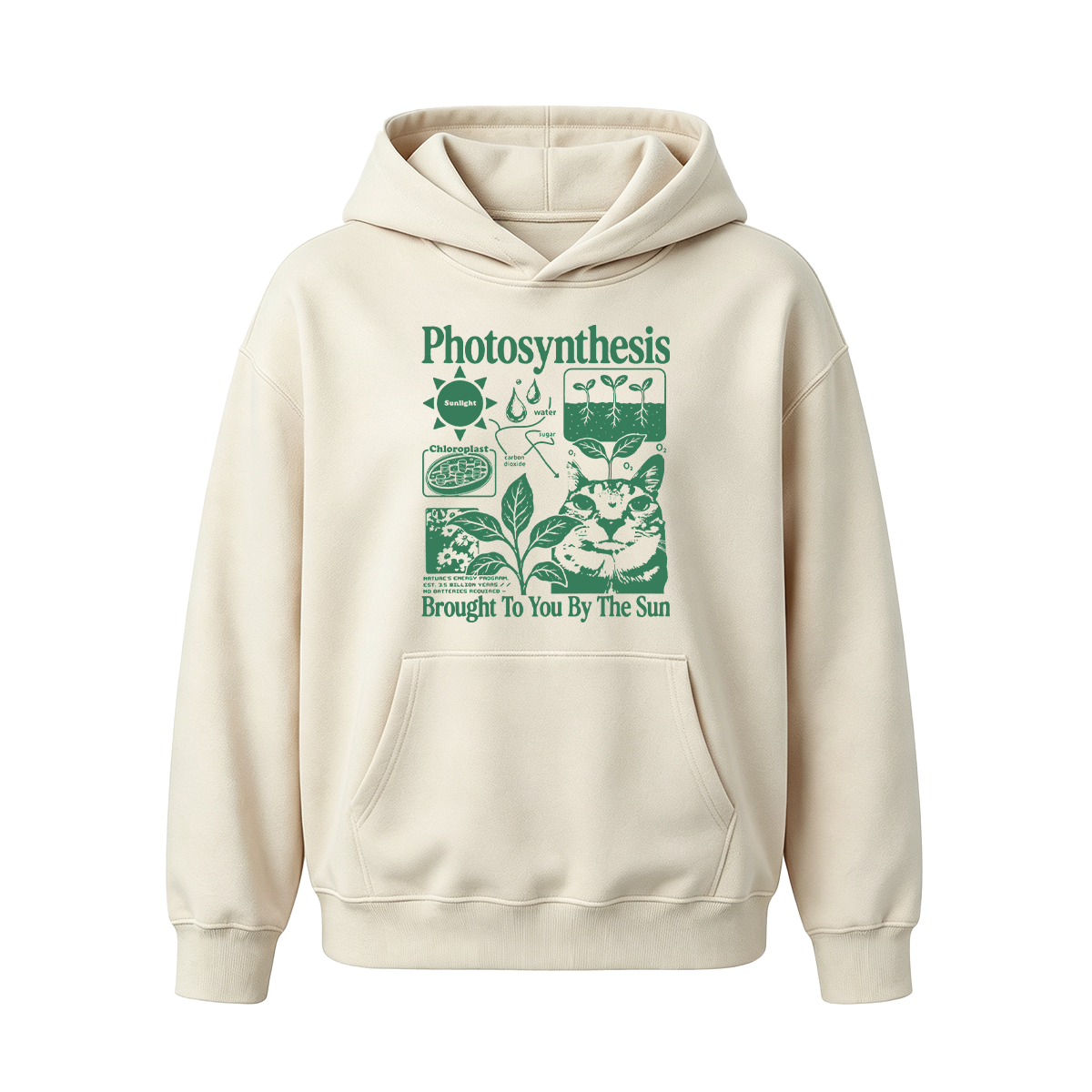 Photosynthesis Cat Oversized T-shirt