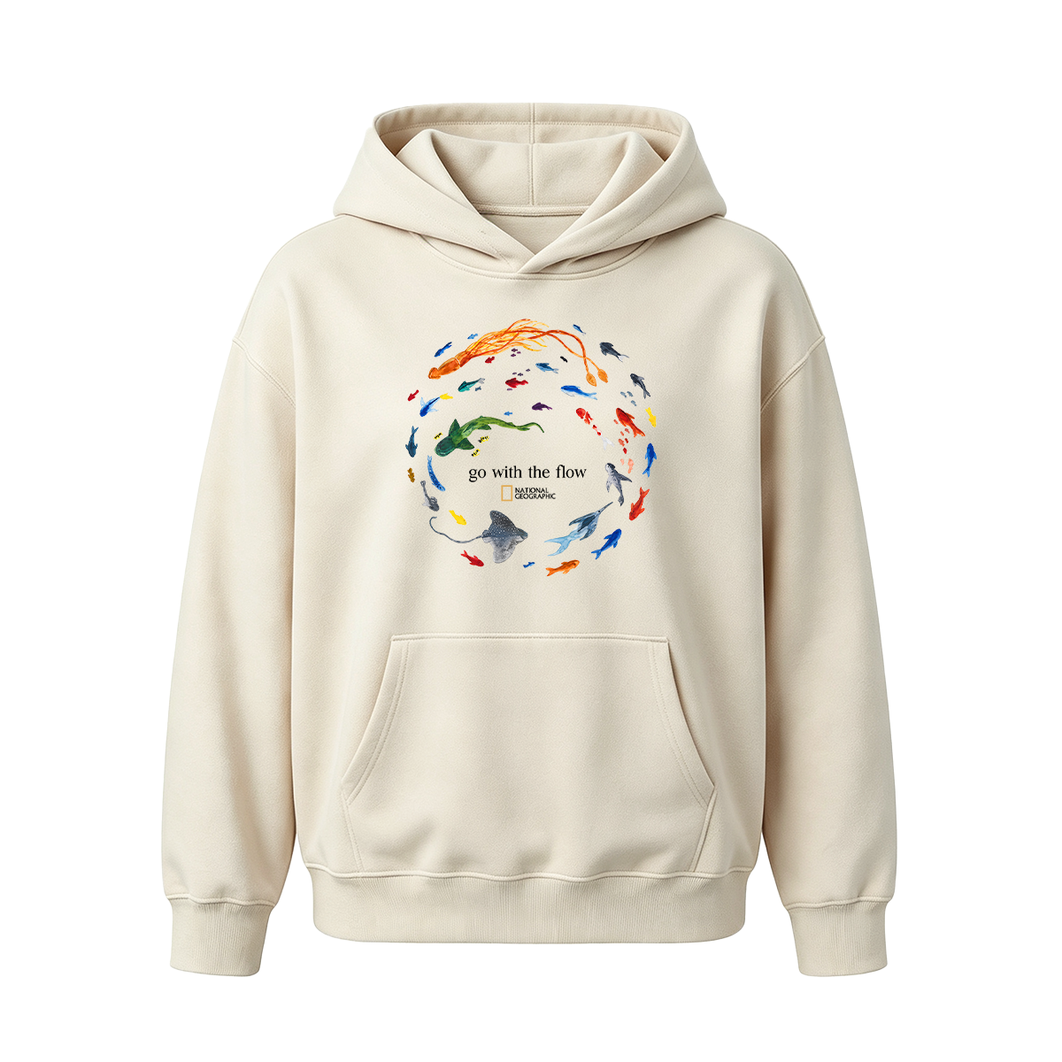 Marine Animals 'Go With The Flow Oversized T-shirt