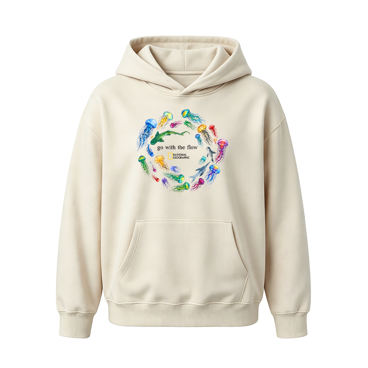 Marine Animals 'Go With The Flow Oversized T-shirt