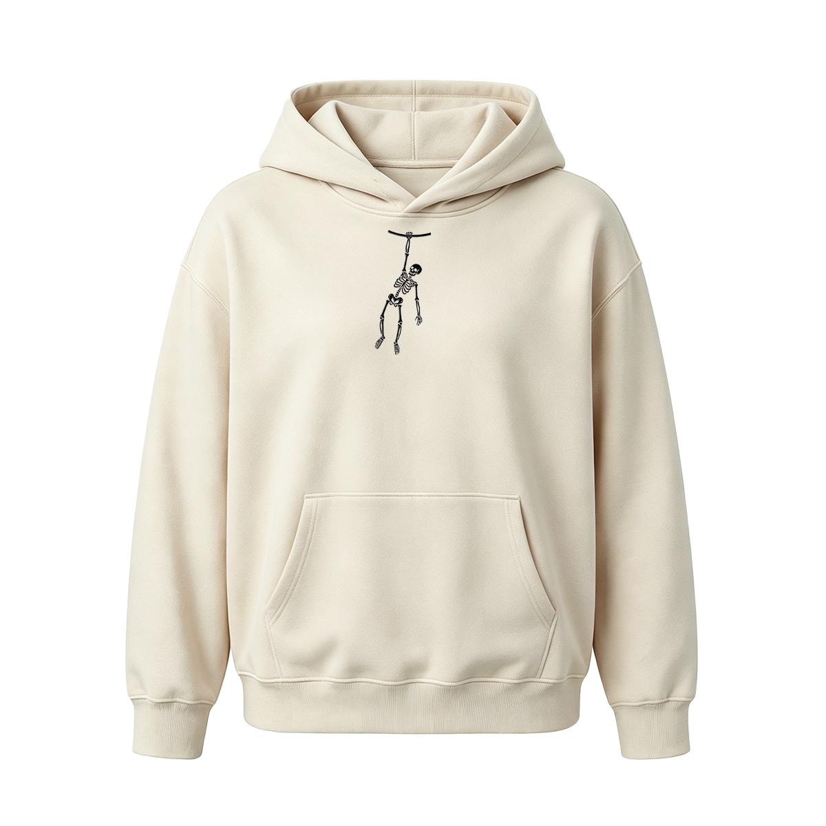 Spooky Season Skeleton Embroidered Halloween Hoodie