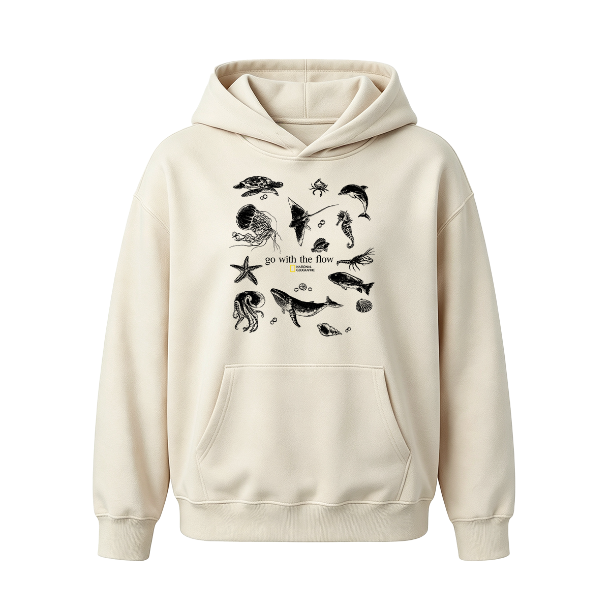 Go with the flow  Oversized T-shirt