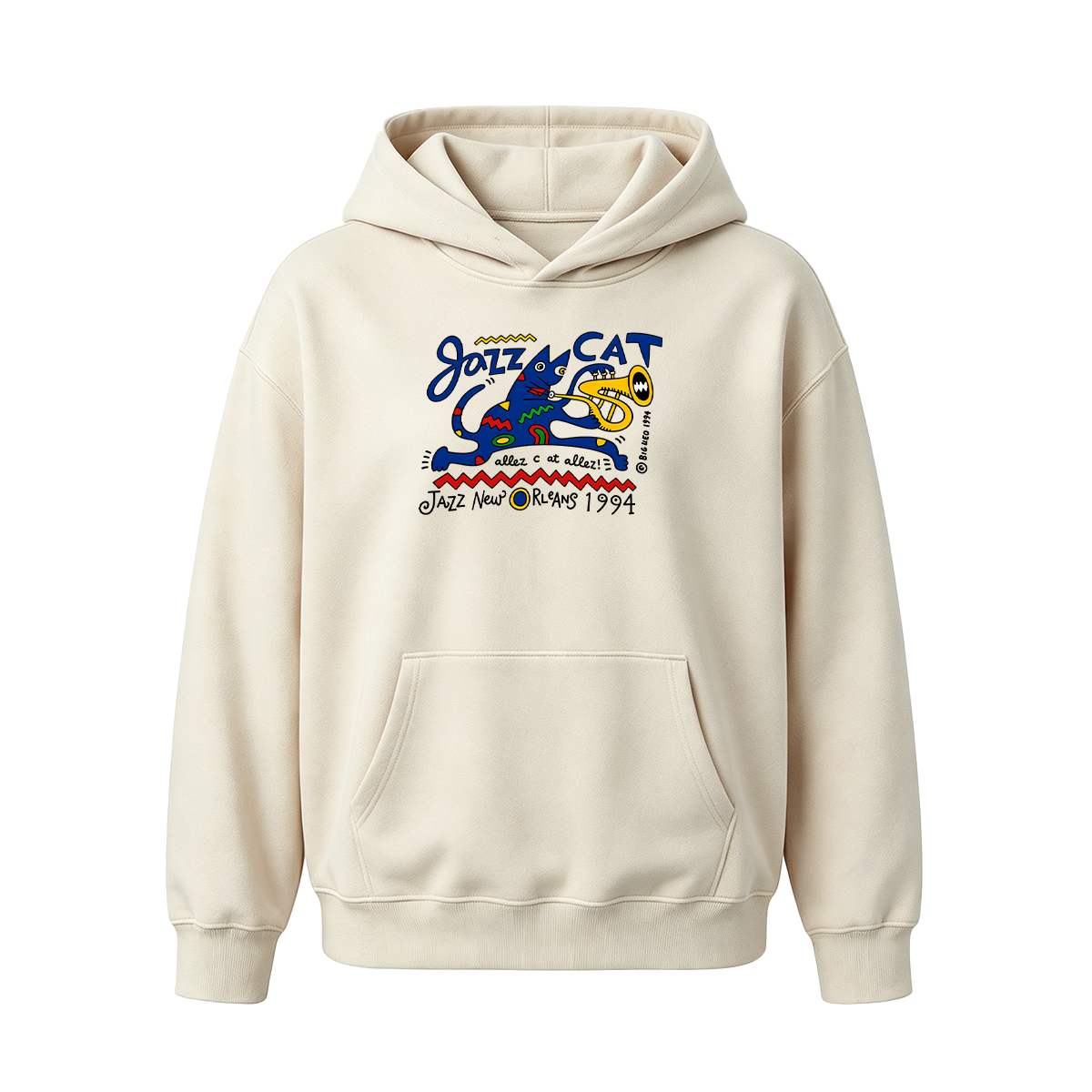 Jazz Cat Oversized T-shirt