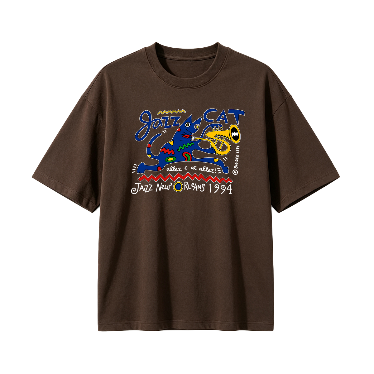 Jazz Cat Oversized T-shirt