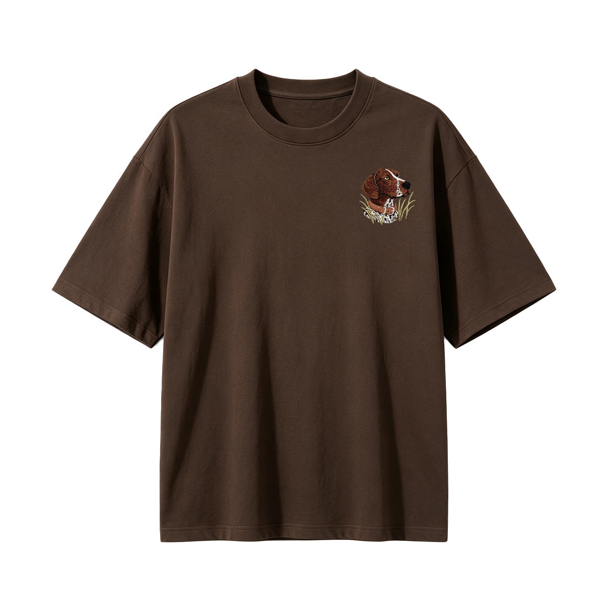 Embroidered German Shorthaired Pointer T-shirt