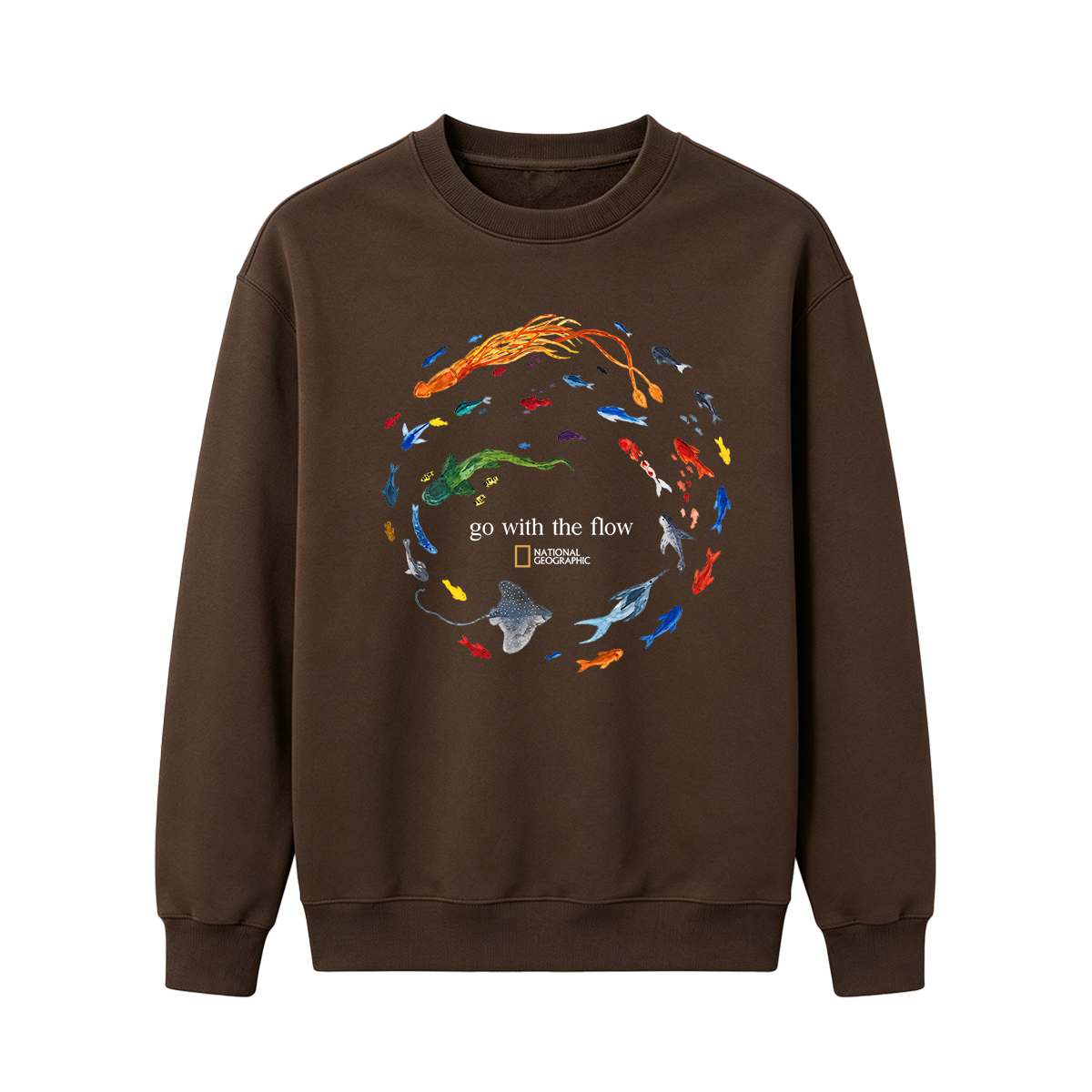Marine Animals 'Go With The Flow Oversized T-shirt